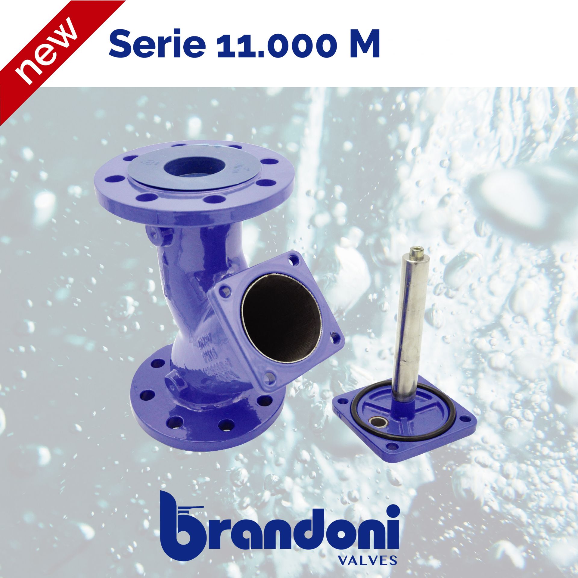 Y strainer with magnet 11.000 M series with new magnetic drain plug